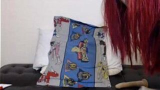 sexy redhead squirts for me porn video